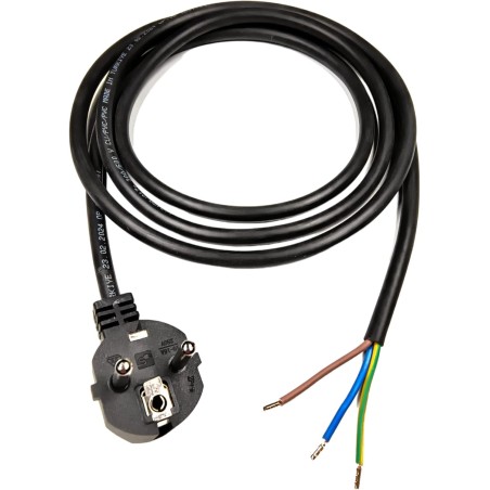 Cordon 220V fiche Europe 1,50 m | Pièces de rechange Drainvac Hazz
