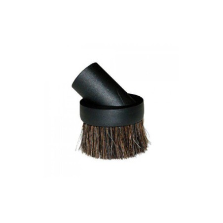 Brosse épousseter ronde crin | Accessoires centrale Drainvac Haaz